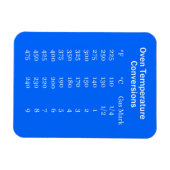 Oven Temps conversie magneet (Horizontaal)