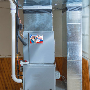 Oven verwarmingssysteem reparatieoven aanpassen rechthoekige sticker