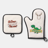 Oven wanten & pot houder ovenwant & pannenlap set (Voorkant)