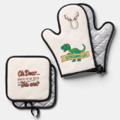 Oven wanten & pot houder ovenwant & pannenlap set (Voorkant / Achterkant)