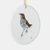 Ovenbird Keramisch Ornament (Rechts)
