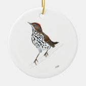 Ovenbird Keramisch Ornament (Voorkant)