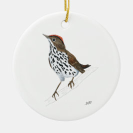 Ovenbird Keramisch Ornament