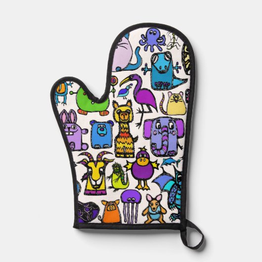 ovenhandschoen ovenwant (Voorkant)