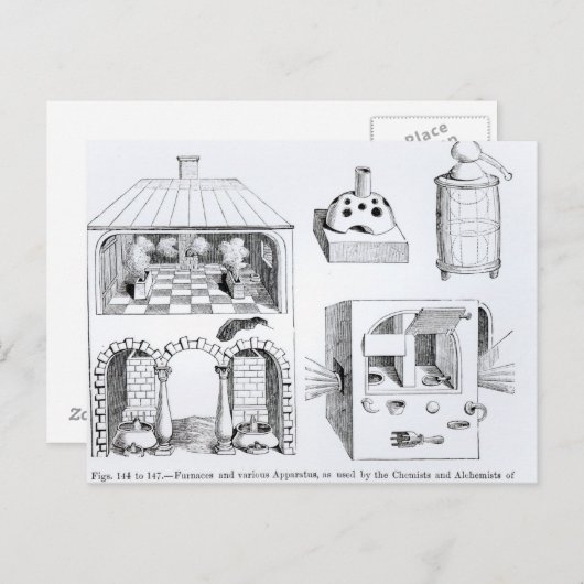 ovens en diverse toestellen briefkaart (Voorkant / Achterkant)