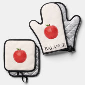 Ovenwant en pannenlappen & pannenlap set (Voorkant / Achterkant)