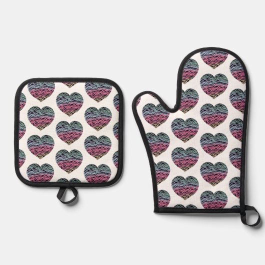 Ovenwant en pannenlappen & pannenlap set (Voorkant)