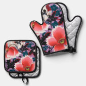 Ovenwant en pannenlappen & pannenlap set (Voorkant / Achterkant)