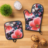 Ovenwant en pannenlappen & pannenlap set (Top down)