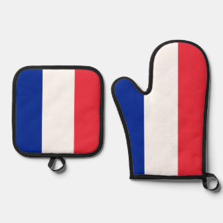 Ovenwant en pannenlappen, vlag van Frankrijk & Pannenlap Set