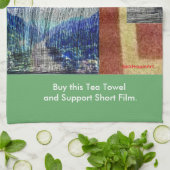 Ovenwanten en pannenlappen theedoek (Gevouwen)