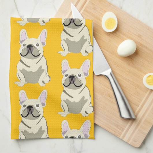 Ovenwanten en pannenlappen theedoek (Quarter Fold)