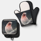 OVENWANTEN EN POTHOUDER - VINK OVENWANT & PANNENLAP SET (Voorkant / Achterkant)