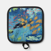 Ovenwanten en pottenhouders in Blackfish Design Pannenlap (Voorkant)