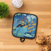 Ovenwanten en pottenhouders in Blackfish Design Pannenlap (Top down)