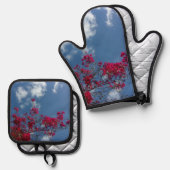 Ovenwanten en pottenhouders ovenwant & pannenlap set (Voorkant / Achterkant)