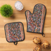 Ovenwanten en pottenhouders ovenwant & pannenlap set (Top down)