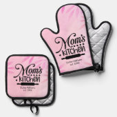 Ovenwanten en pottenhouders ovenwant & pannenlap set (Voorkant / Achterkant)