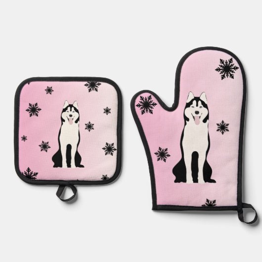 Ovenwanten en pottenhouders ovenwant & pannenlap set (Voorkant)