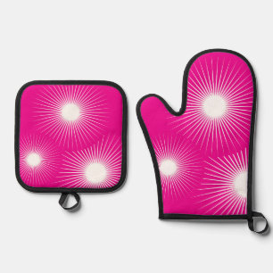 Ovenwanten en pottenhouders ovenwant & pannenlap set