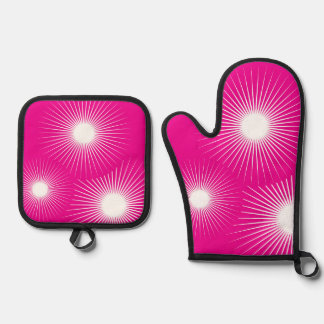 Ovenwanten en pottenhouders ovenwant & pannenlap set