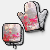 Ovenwanten en pottenhouders ovenwant & pannenlap set (Voorkant / Achterkant)