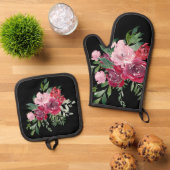 Ovenwanten en pottenhouders ovenwant & pannenlap set (Top down)