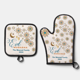 Ovenwanten en pottenhouders ovenwant & pannenlap set