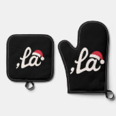 Ovenwanten en pottenhouders ovenwant & pannenlap set (Voorkant)