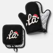 Ovenwanten en pottenhouders ovenwant & pannenlap set (Voorkant / Achterkant)