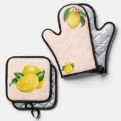 Ovenwanten en pottenhouders ovenwant & pannenlap set (Voorkant / Achterkant)