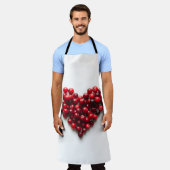 Ovenwanten en pottenhouders schort (Gedragen)