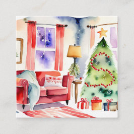 Ovenwanten en pottenhouders vierkante visitekaartje