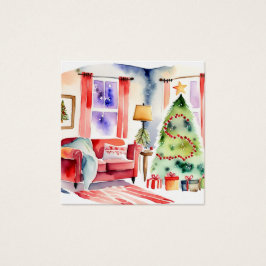 Ovenwanten en pottenhouders vierkante visitekaartjes