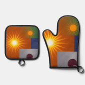 Ovenwanten Ovenwant & Pannenlap Set (Voorkant)