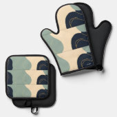 Ovenwanten Ovenwant & Pannenlap Set (Voorkant / Achterkant)