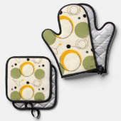 Ovenwanten Ovenwant & Pannenlap Set (Voorkant / Achterkant)