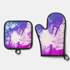 OVENWANTEN & POTHOUDERS SUPER KOKEN STIJL ONTWERP OVENWANT & PANNENLAP SET