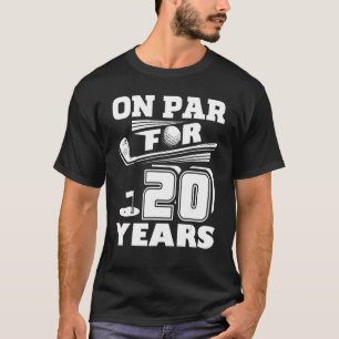 over 20 jaar Golfspeler Golfer 20th Birthd T-shirt