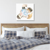 Over 80 dagen over de hele wereld canvas afdruk (Insitu (Slaapkamer))