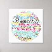 Over 80 dagen over de hele wereld canvas afdruk (Voorkant)