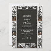 Over Afrikaanse Ghana Bruin Traditionele Nigeria B Kaart (Voorkant)