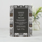 Over Afrikaanse Ghana Bruin Traditionele Nigeria B Kaart (Staand voorkant)