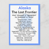 Over Alaska Briefkaart (Voorkant)