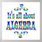 OVER ALGEBRA POSTER (Voorkant)