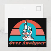 Over Analist - Microscopisch Lab Tech Briefkaart (Voorkant / Achterkant)