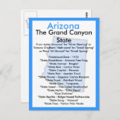 Over Arizona Briefkaart (Voorkant / Achterkant)