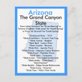 Over Arizona Briefkaart (Voorkant)