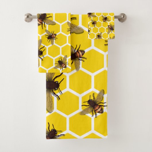 Over bijen heen washanddoek bad handdoek (Insitu)