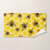 Over bijen heen washanddoek bad handdoek (Handdoek)